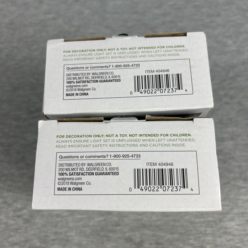 BNIP-Garden Party Mini Lights - 50 Lights Each - New - Indoor Outdoor Pack of 2 - Picture 10 of 10
